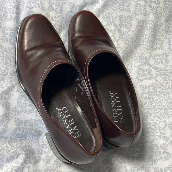 Franco Sarto Slip-On Loafers with Chunky Heel - Picture 7 of 16